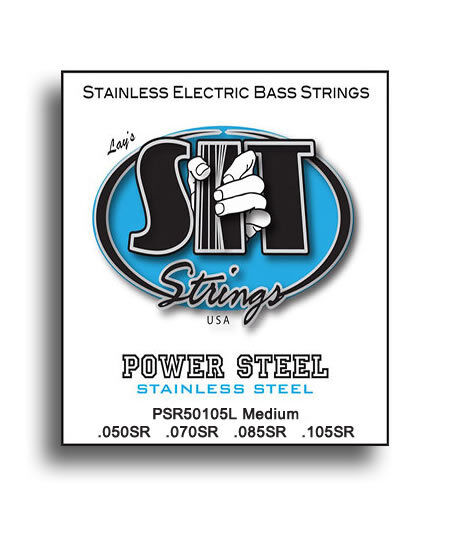 SIT Power Steel Medium Stainless Electric Bass String Set 50-105