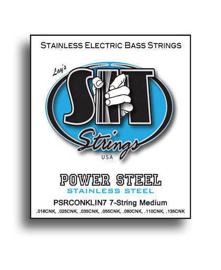 SIT Exposed Core 7-String Stainless Conklin Electric Bass String Set (30-125)
