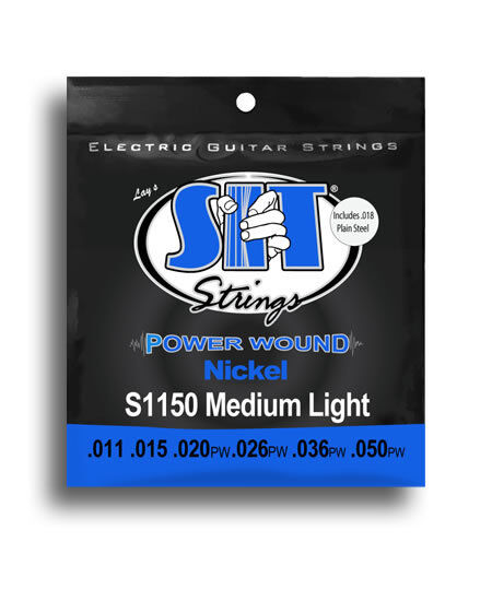 SIT Power Wound Medium Light Electric Guitar String Set 11-50