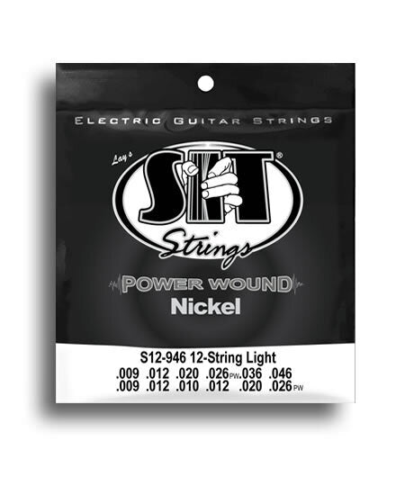 SIT Power Wound Nickel 12-String Light Electric Guitar String Set 9-46