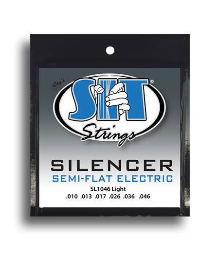 SIT Silencer Light Semi-Flat Electric Guitar String Set 10-46