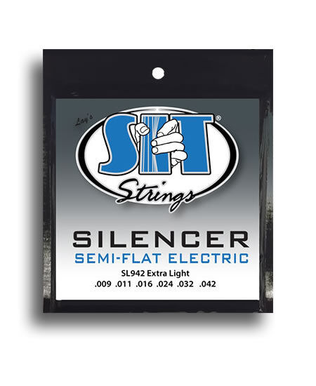 SIT Silencer Extra Light Semi-Flat Electric Guitar String Set 9-42 Gauge