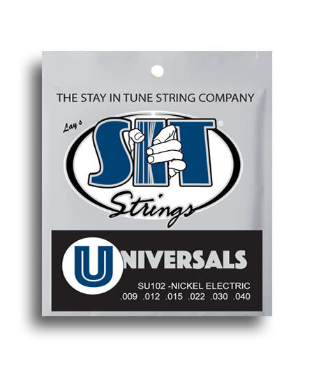 SIT Power Wound Universals Balanced Tension Electric Guitar String Set 9-40