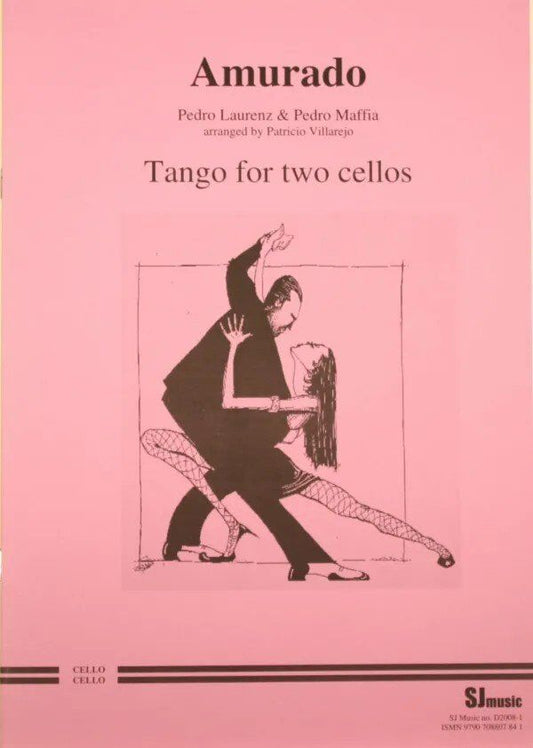 Amurado - Tango for 2 Cellos, Cello Duet by Patricio Villarejo, Publisher: SJ Music, 1 Page