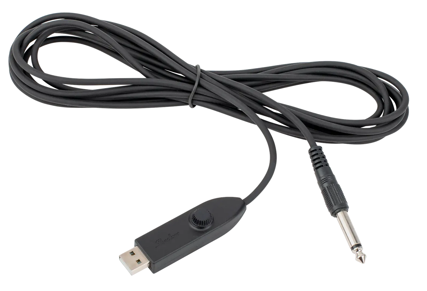 Shadow SJU1B USB Guitar Cable with Gain Trim Control, 4m