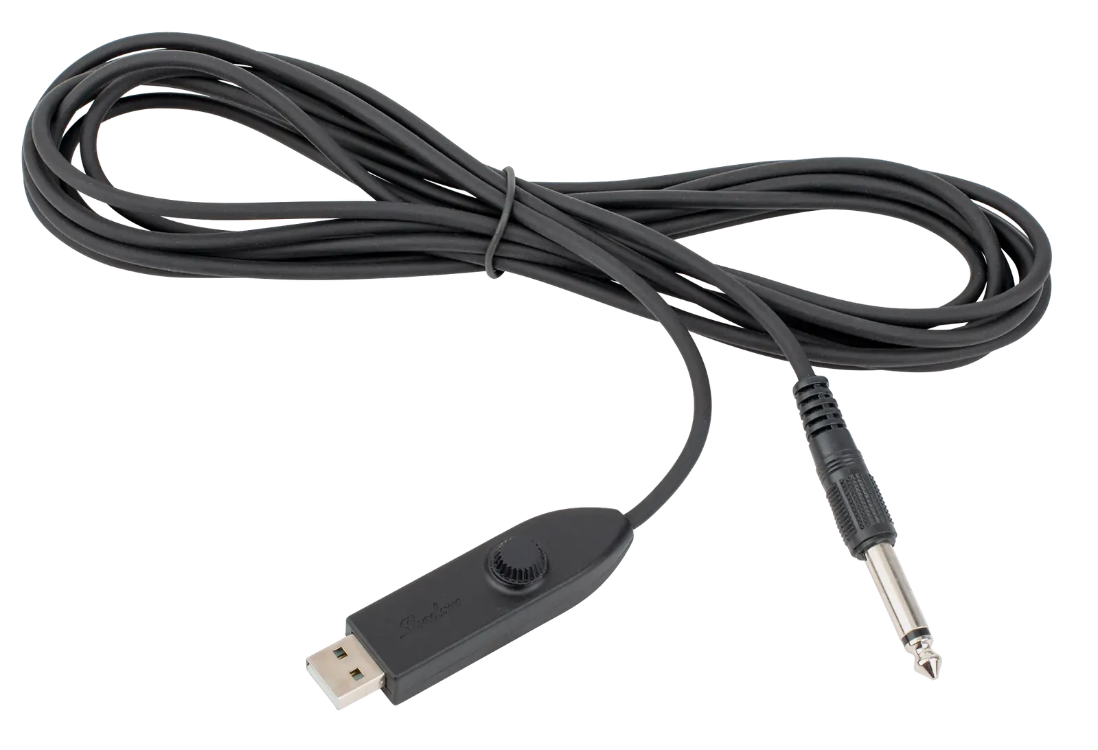 Shadow SJU1B USB Guitar Cable with Gain Trim Control, 4m