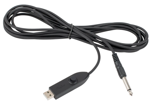 Shadow SJU1B USB Guitar Cable with Gain Trim Control, 4m