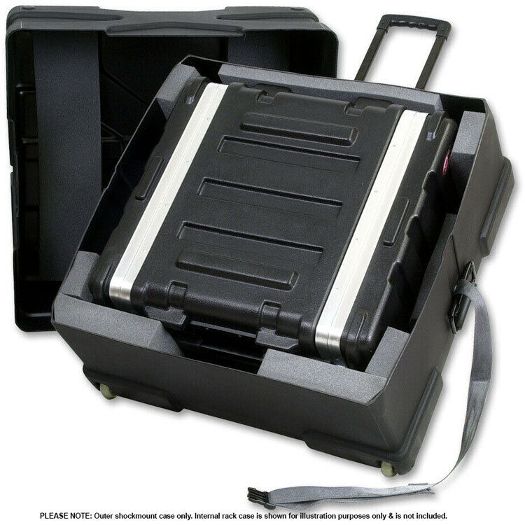 SKB Rack Pack 4U Shockproof Transport Case with Wheels and Handle