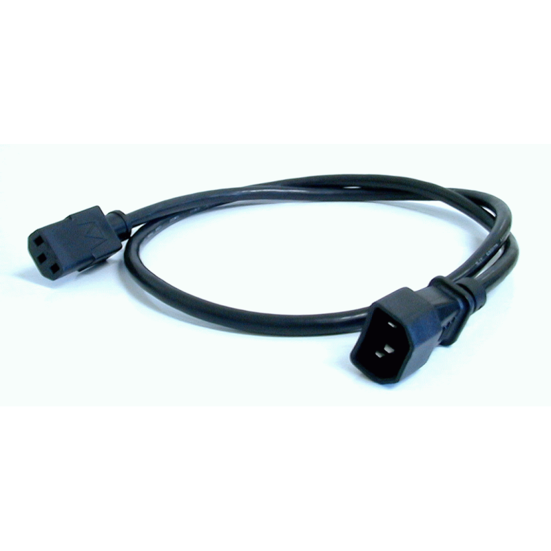 UXL 1.8 Meter Male to Female IEC AC Power Lead — view 2