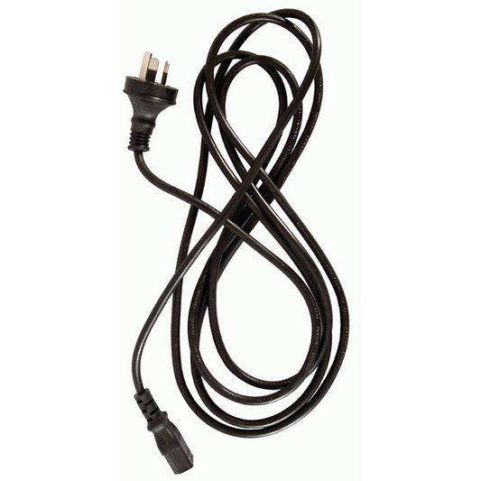 UXL 3 Meter 3 Pin IEC Plug to 3 Pin AC Power Cable