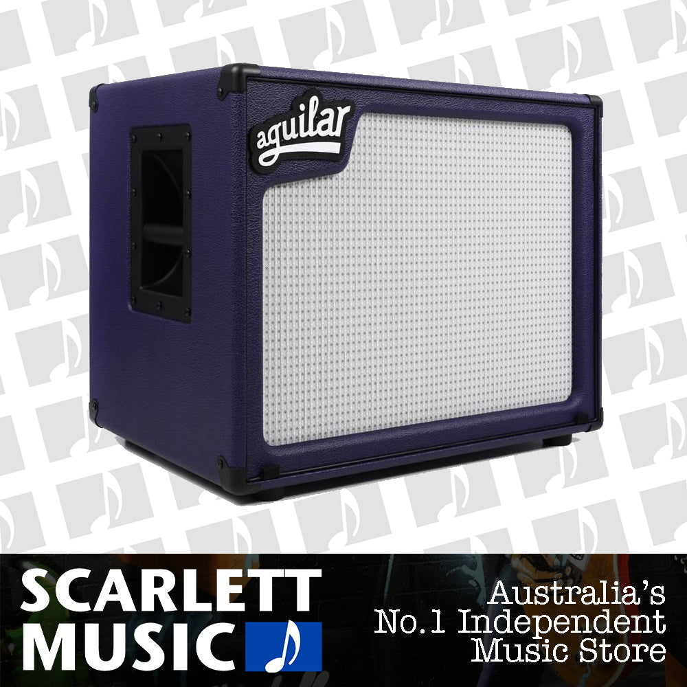 Aguilar SL-210 2x10 400w 8 Ohm Lightweight Bass Cabinet Ltd Ed Purple — view 2