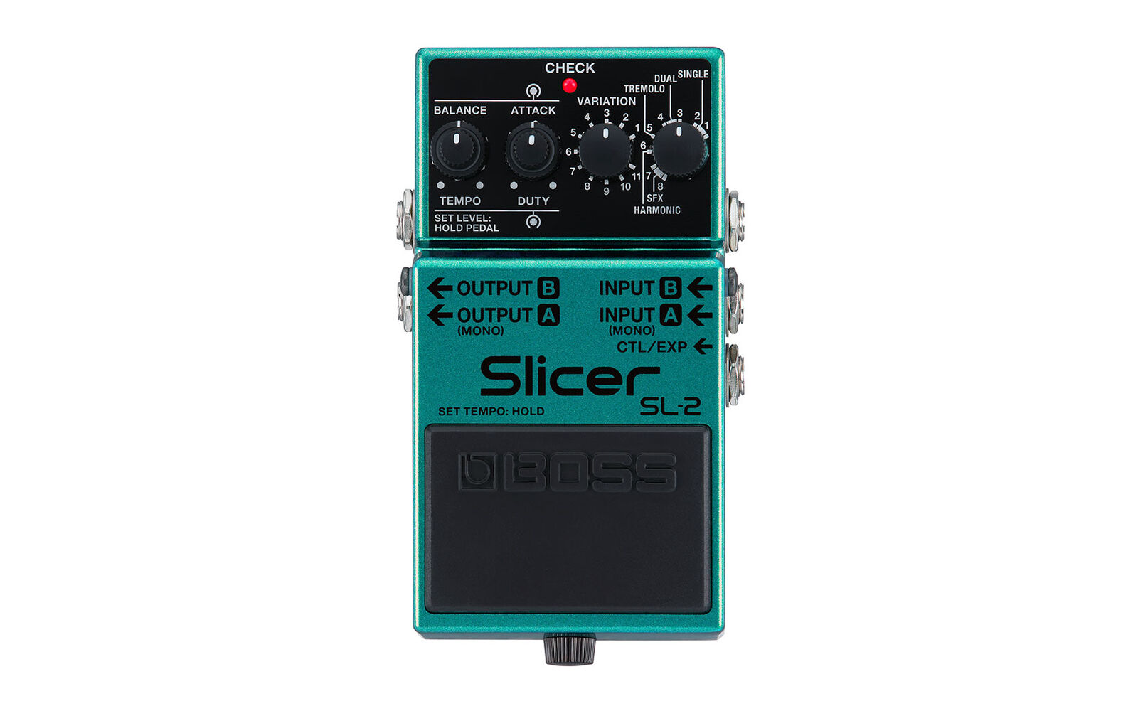 BOSS SL-2 Slicer Compact Pedal - Creative Rhythmic Effects with Filters and Multiple Output Options — view 2