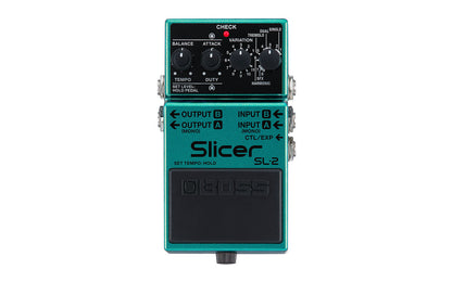 BOSS SL-2 Slicer Compact Pedal - Creative Rhythmic Effects with Filters and Multiple Output Options — view 2