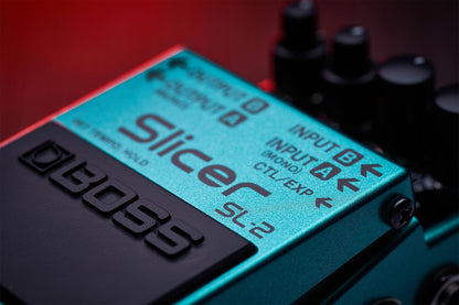 BOSS SL-2 Slicer Compact Pedal - Creative Rhythmic Effects with Filters and Multiple Output Options — view 6