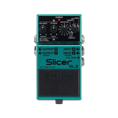 BOSS SL-2 Slicer Compact Pedal - Creative Rhythmic Effects with Filters and Multiple Output Options — view 7
