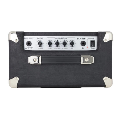 Strauss Legacy SLA-15B 15W Solid State Bass Guitar Practice Amplifier Black — view 4