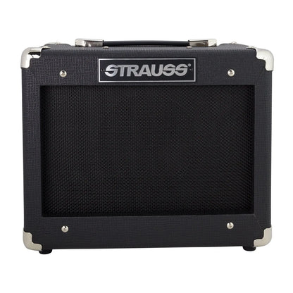 Strauss Legacy SLA-15B 15W Solid State Bass Guitar Practice Amplifier Black