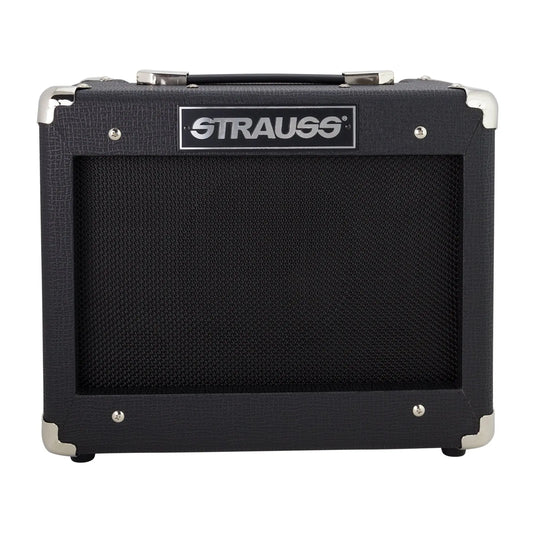 Strauss Legacy SLA-15B 15W Solid State Bass Guitar Practice Amplifier Black