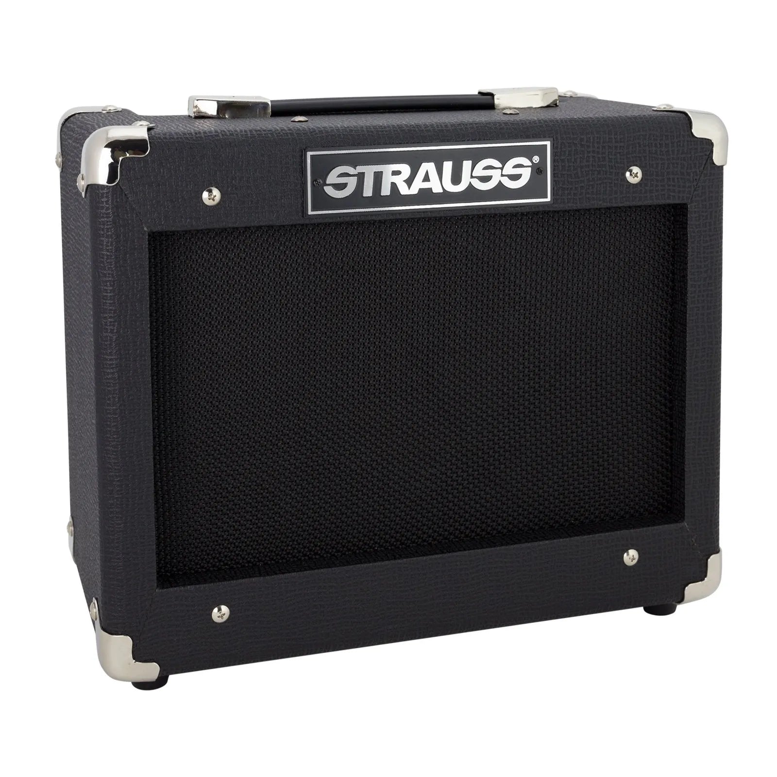 Strauss Legacy SLA-15B 15W Solid State Bass Guitar Practice Amplifier Black — view 3