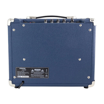 Strauss Legacy SLA-15G 15 Watt Solid State Guitar Practice Amplifier - Blue — view 2