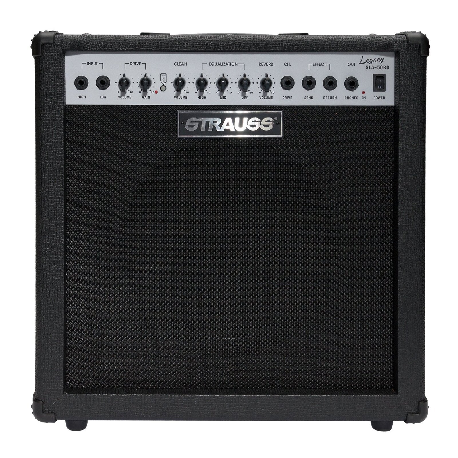Strauss Legacy 50 Watt Solid State Guitar Amplifier Combo (Black)