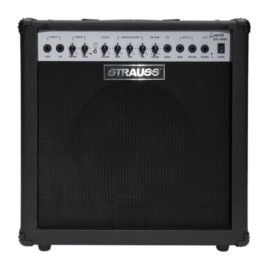 Strauss Legacy 50 Watt Solid State Guitar Amplifier Combo (Black)