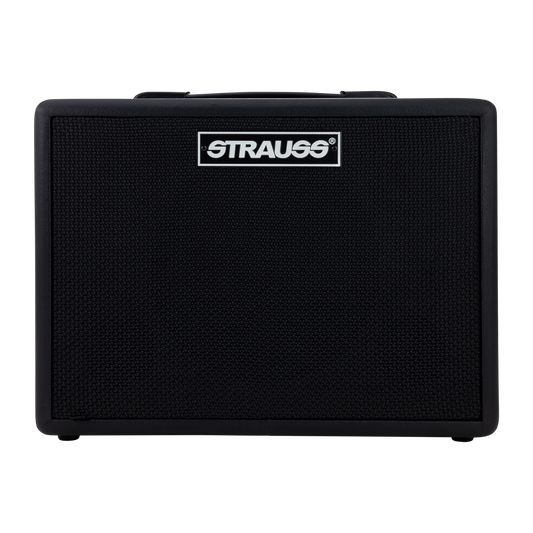 Strauss BN15 15 Watt Vintage Bass Combo Amplifier Black