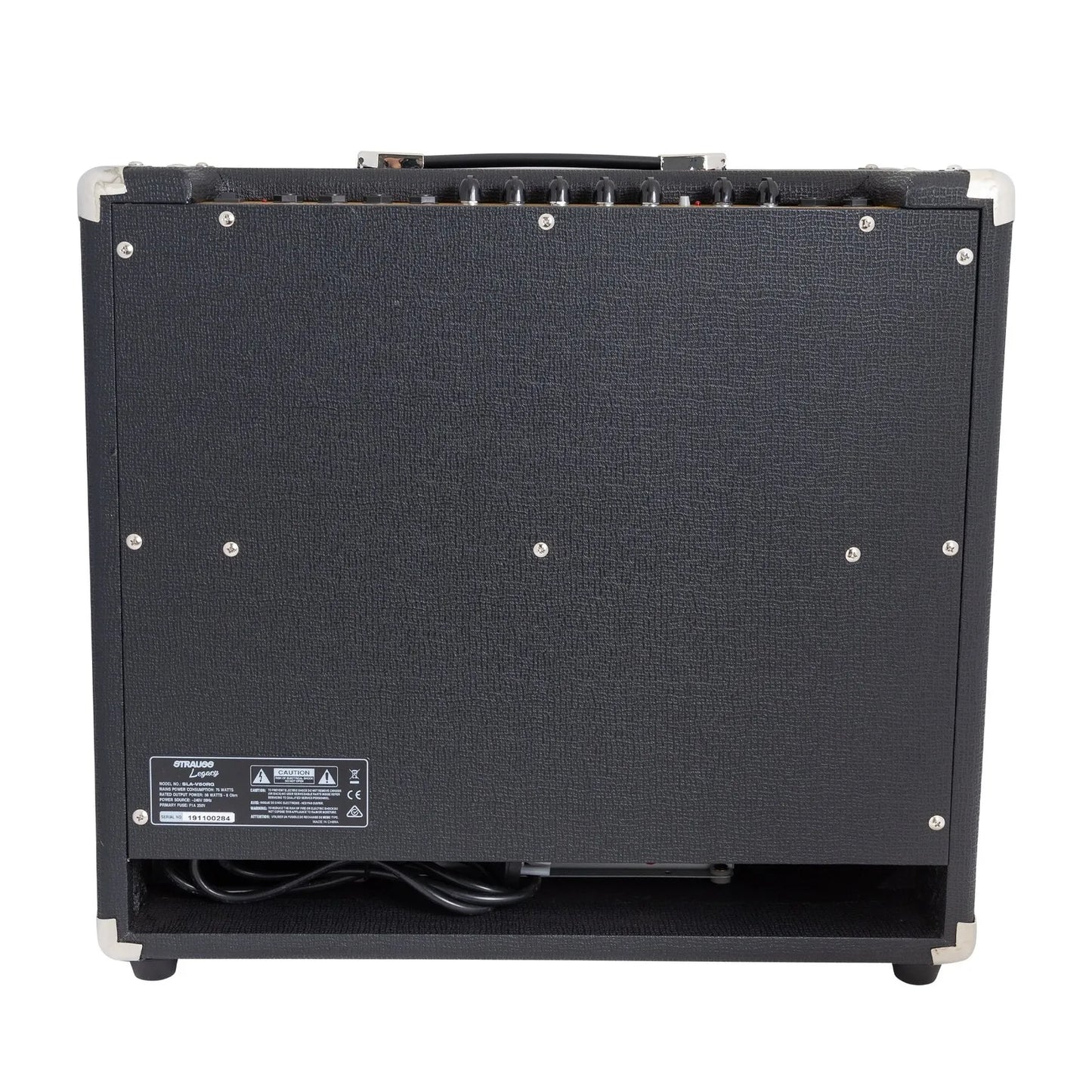Strauss Legacy Vintage 50 Watt Combo Solid State Guitar Amplifier SLA-V50RG-BLK — view 2