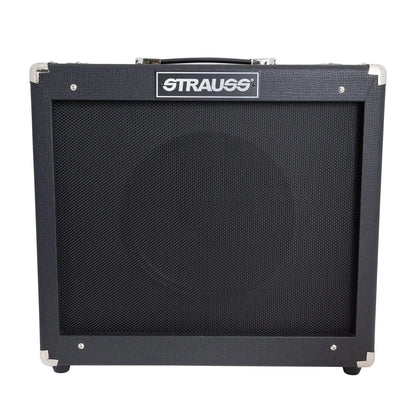 Strauss Legacy Vintage 50 Watt Combo Solid State Guitar Amplifier SLA-V50RG-BLK