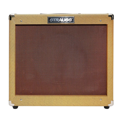 Strauss Legacy Vintage 50 Watt Combo Solid State Guitar Amplifier SLA-V50RG-TWD Tweed
