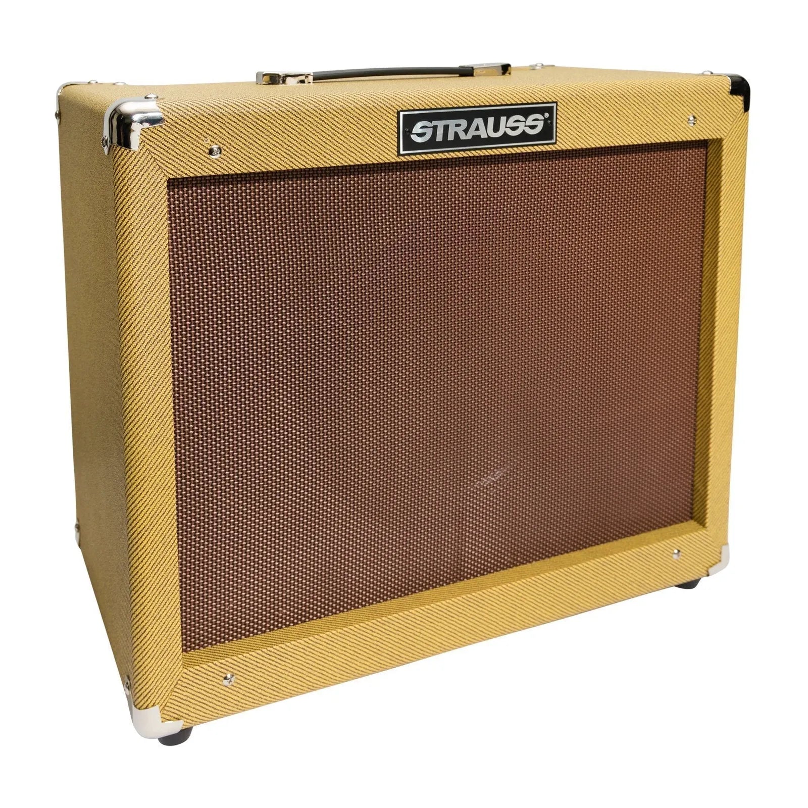 Strauss Legacy Vintage 50 Watt Combo Solid State Guitar Amplifier SLA-V50RG-TWD Tweed — view 3