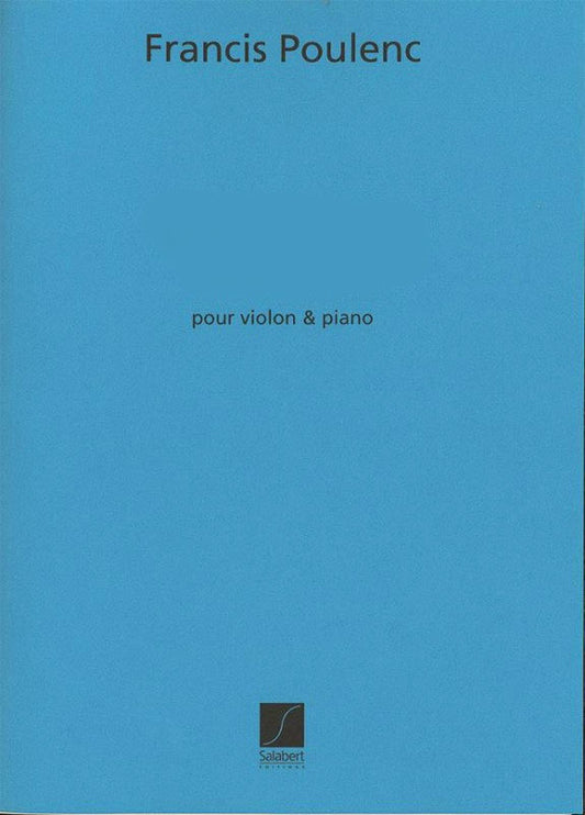 Poulenc - Presto B Flat Violin/Piano Arr Heifetz