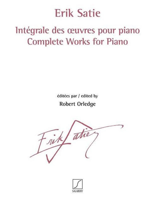 Satie - Complete Works For Piano Vol 1-3 (Softcover Book)