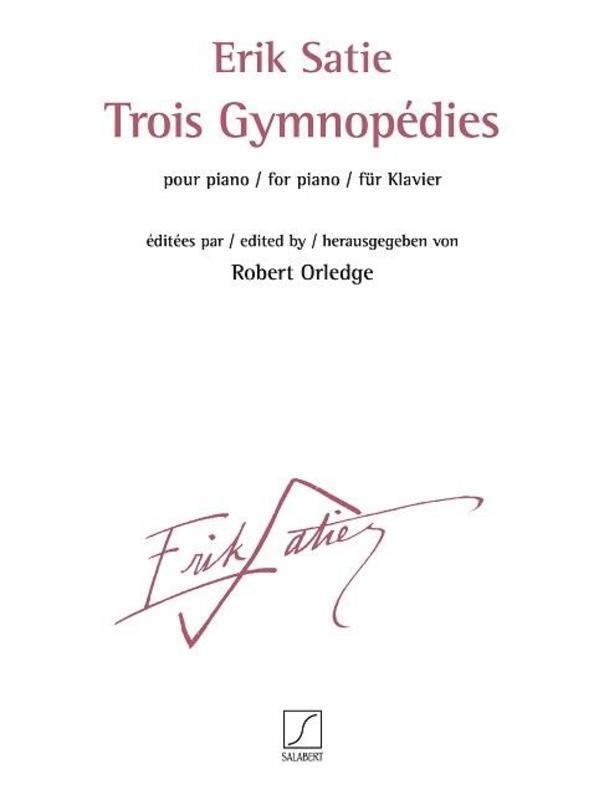 Satie - Trois Gymnopedies For Piano (Softcover Book)