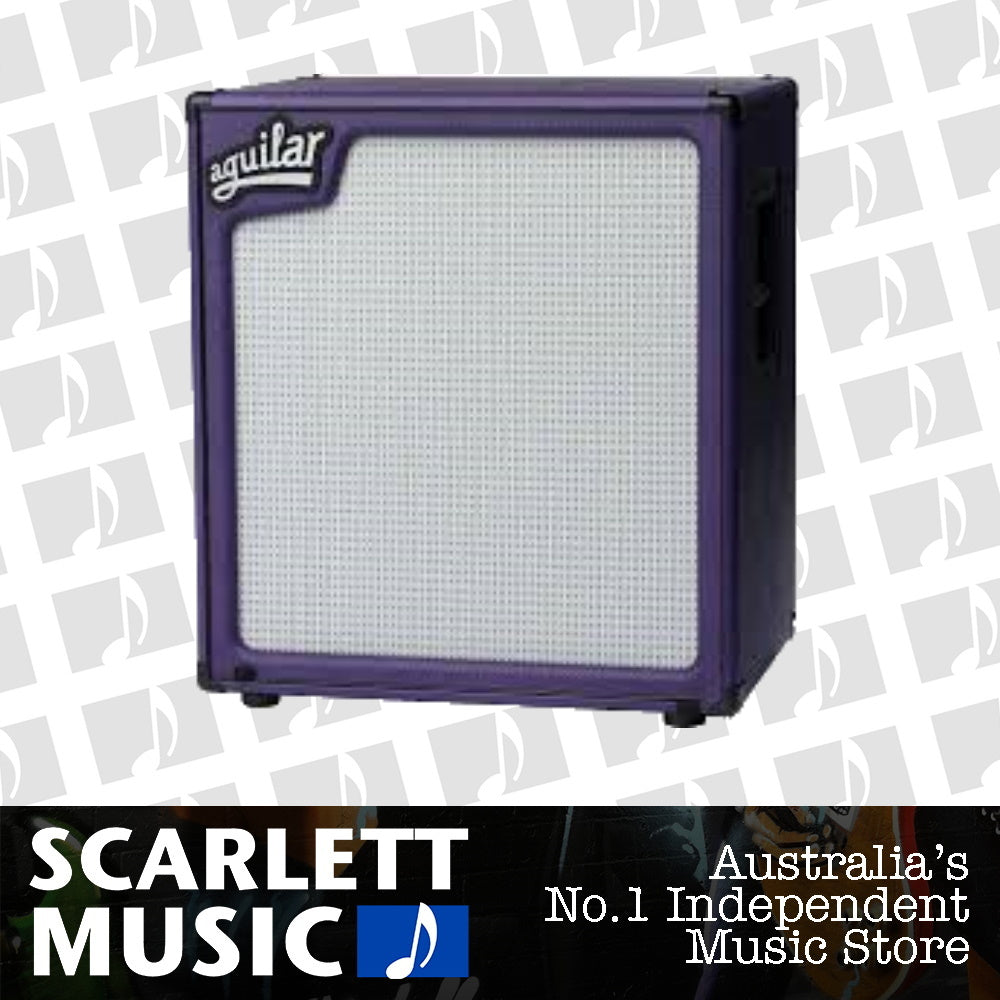 Aguilar SL-410 4x10 800w 4 Ohm Lightweight Bass Cabinet Ltd Ed Purple — view 2