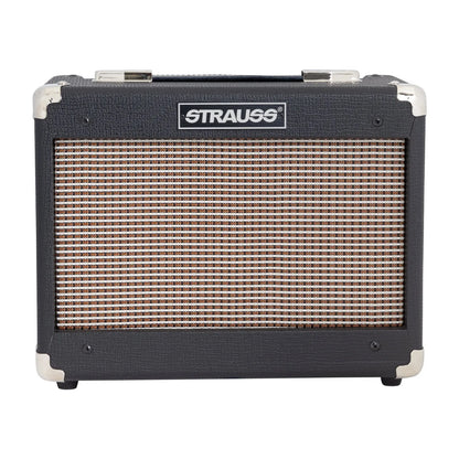 Strauss SM-T5 5W Black Valve Combo Amplifier with Clean and Overdrive Controls