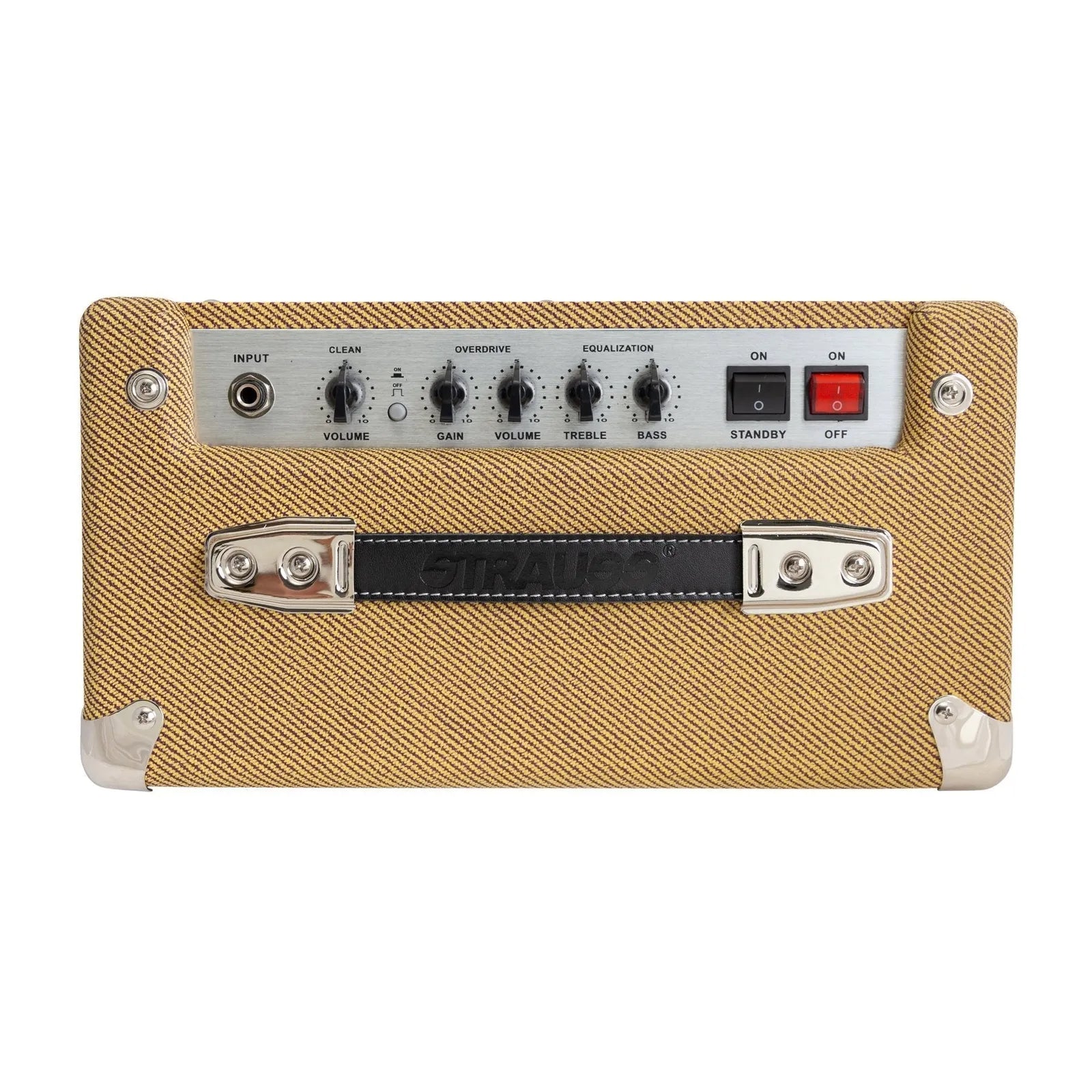 Strauss SM-T5 5 Watt Tweed Valve Combo Amplifier with Dual Channels and Celestion Speaker — view 4