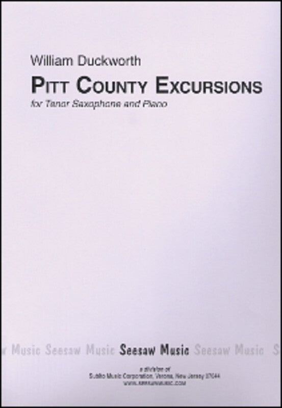 Pitt County Excursions Tenor Sax and Piano (Softcover Book)