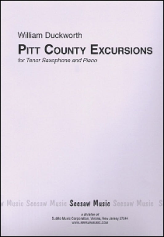 Pitt County Excursions Tenor Sax and Piano (Softcover Book)