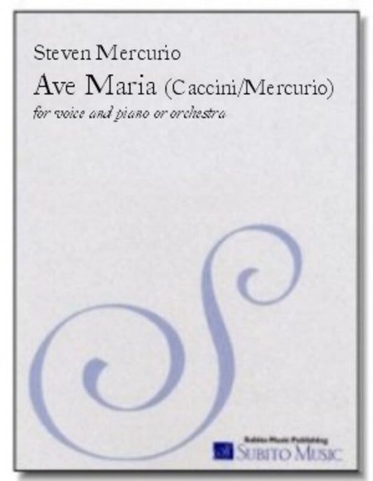 Ave Maria G Min Arr Mercurio Voice/Piano