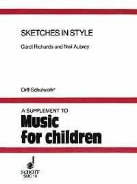 Sketches in Style for Orff Instruments by Schott Music