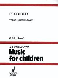 De Colores for Orff Instruments - Schott Music, 31 Pages, Percussion & Recorder