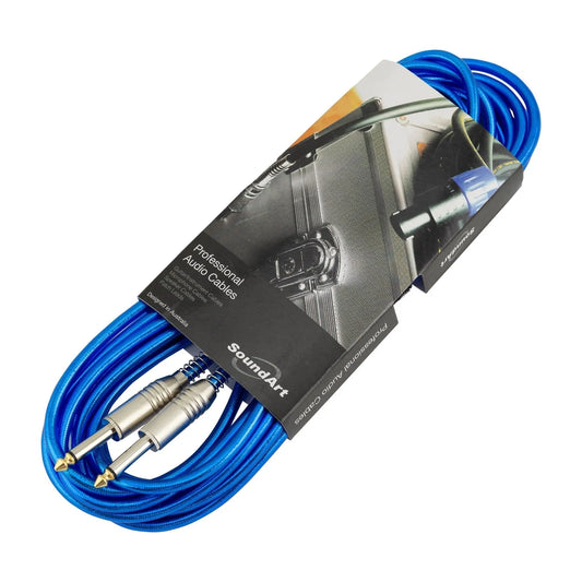SoundArt SMI-30-BLU 6m Instrument Cable - Blue