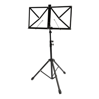 SoundArt SMU-20 Folding Orchestral Music Stand with Carry Bag - Black