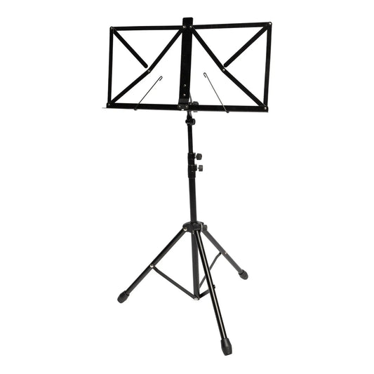 SoundArt SMU-20 Folding Orchestral Music Stand with Carry Bag - Black