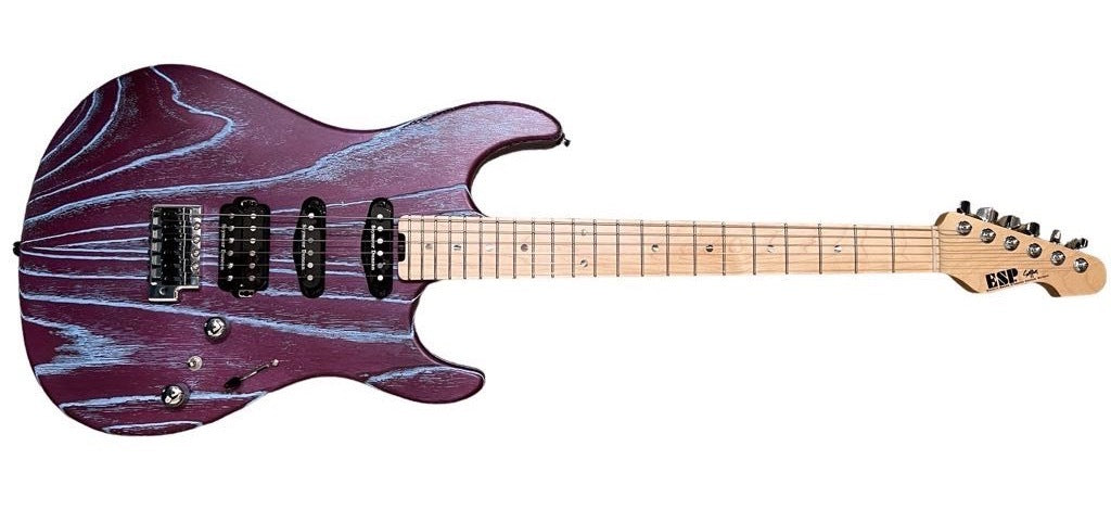 ESP Original Snapper Electric Guitar Indigo Blue Fill