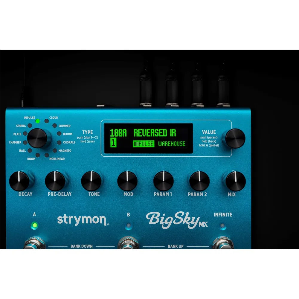Strymon BigSky MX Multi Reverb Pedal with Dual Reverb, 12 Reverb Machines, MIDI Control, and Impulse Response Capability — view 5