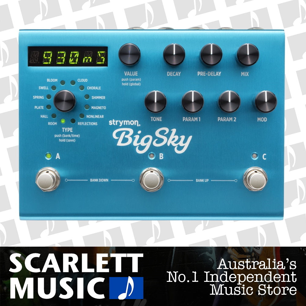 Strymon Big Sky Multi Dimensional Studio Reverb Effects Pedal — view 2