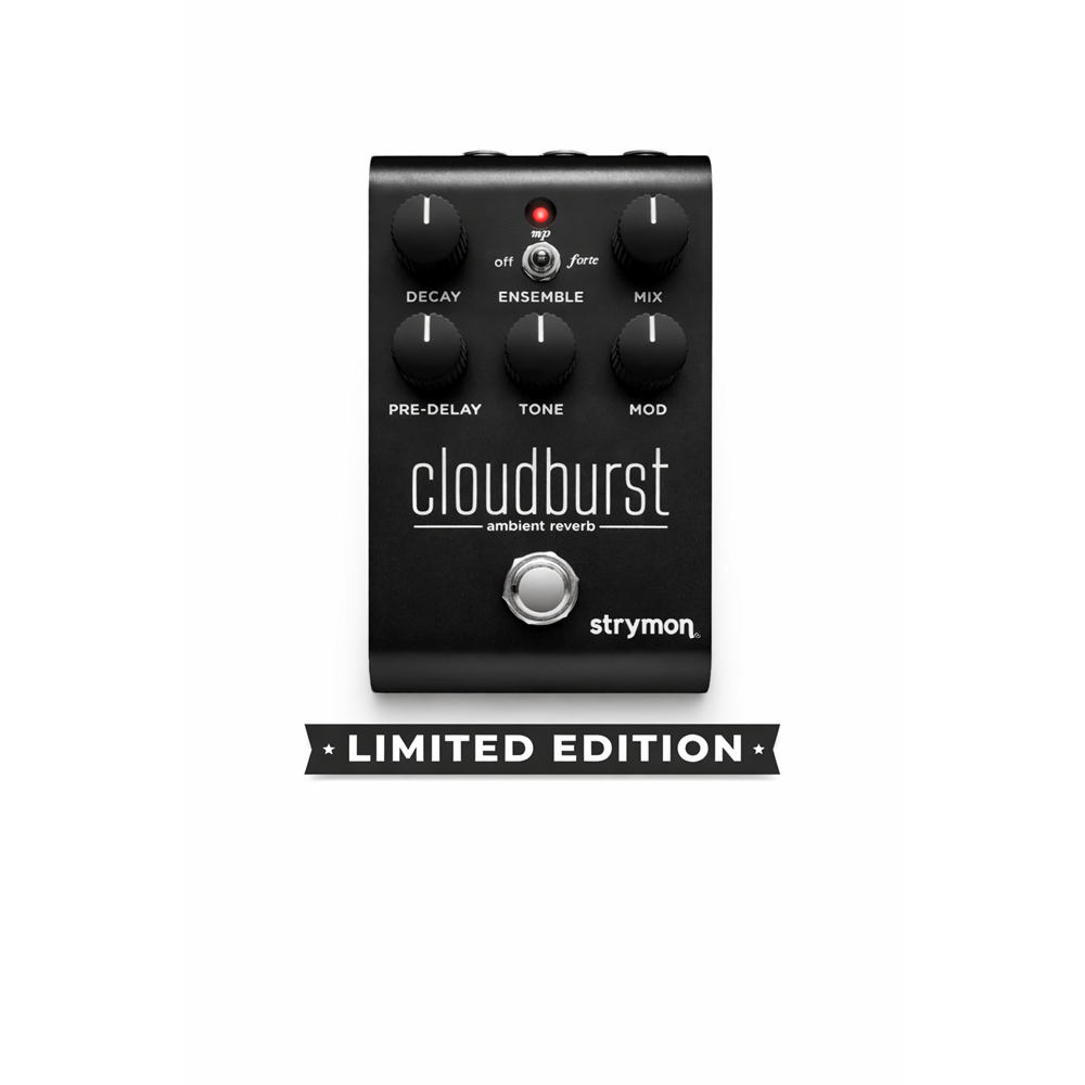 Strymon Midnight Edition Cloudburst Ambient Reverb Pedal