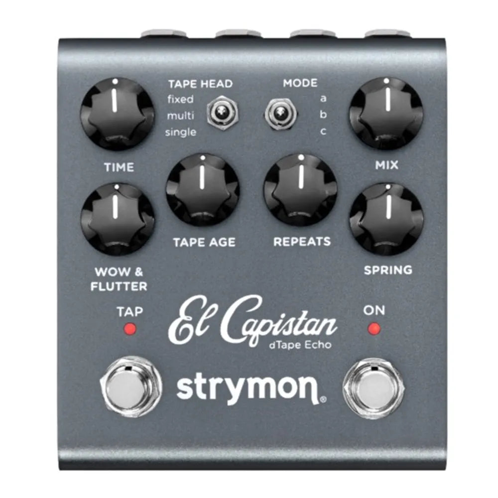 Strymon El Capistan V2 Tape Delay Pedal with MIDI Control and Expression Input